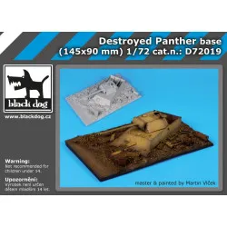 Black Dog D72019 1/72 Destroyed Panther base
