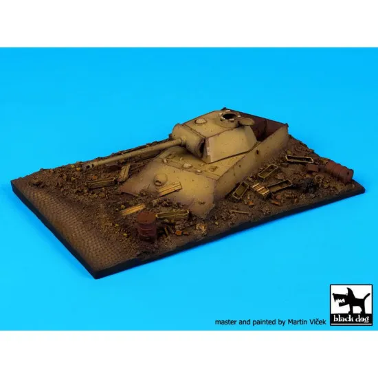 Black Dog D72019 1/72 Destroyed Panther base