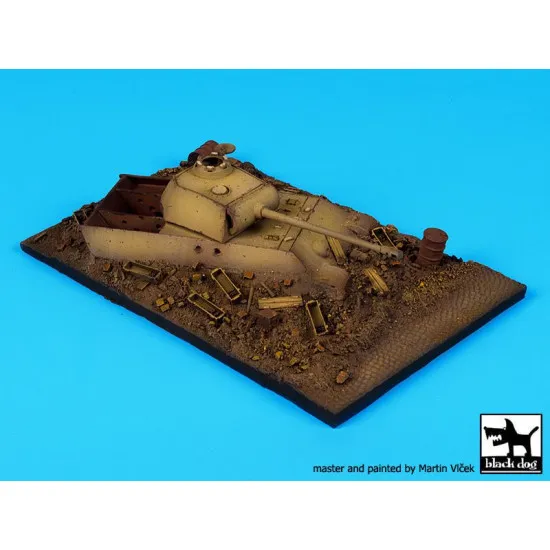 Black Dog D72019 1/72 Destroyed Panther base