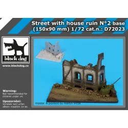 Black Dog D72023 1/72 Street with house ruin N