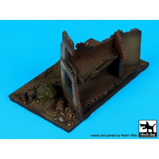 Black Dog D72023 1/72 Street with house ruin N