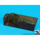 Black Dog D72024 1/72 Wall with gate base