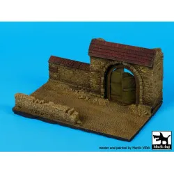 Black Dog D72027 1/72 Wall with gate N