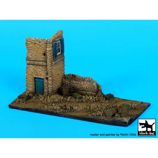 Black Dog D72029 1/72 Ruined house italy base
