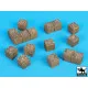 Black Dog D72032 1/72 Sandbag armored wall (HESCO) 1
