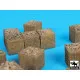 Black Dog D72032 1/72 Sandbag armored wall (HESCO) 1