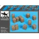 Black Dog D72034 1/72 Sandbag armored wall (HESCO) 3