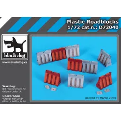 Black Dog D72040 1/72 Plastic roadblocks