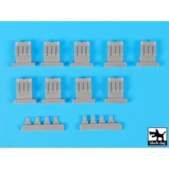 Black Dog D72040 1/72 Plastic roadblocks