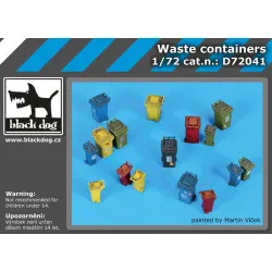 Black Dog D72041 1/72 Sorted waste containers