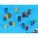 Black Dog D72041 1/72 Sorted waste containers