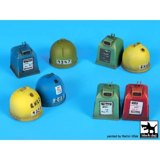 Black Dog D72042 1/72 Waste containers