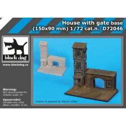 Black Dog D72046 172 House with gate base