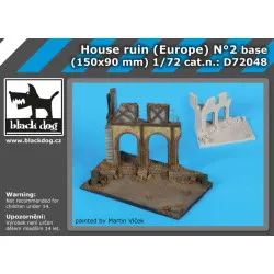 Black Dog D72048 172 House ruin Europe #2 base