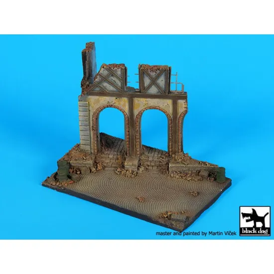 Black Dog D72048 172 House ruin Europe #2 base
