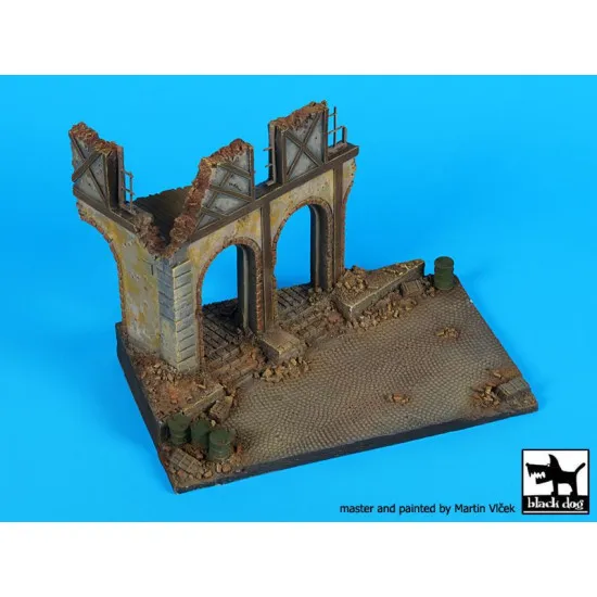 Black Dog D72048 172 House ruin Europe #2 base