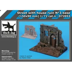 Black Dog D72053 1/72 Street with house ruin N