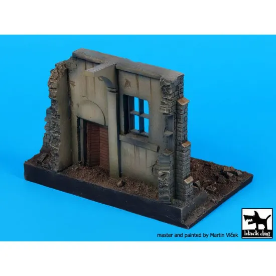 Black Dog D72053 1/72 Street with house ruin N