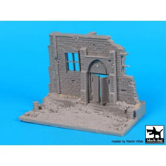 Black Dog D72053 1/72 Street with house ruin N