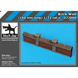 Black Dog D72060 1/72 Brick wall