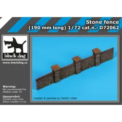 Black Dog D72062 1/72 Stone fence