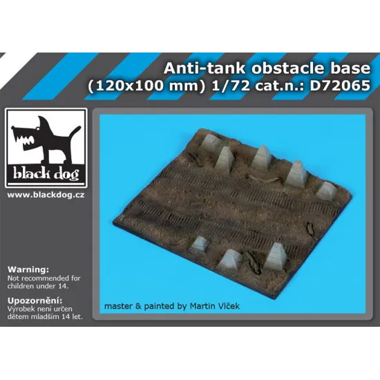 Black Dog D72065 1/72 Anti-tank obstacle base