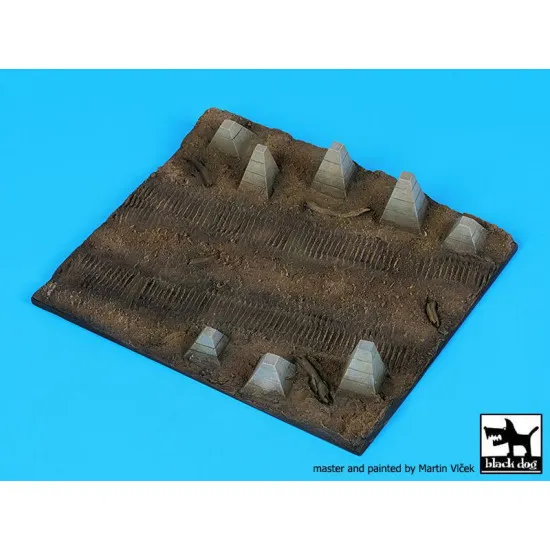 Black Dog D72065 1/72 Anti-tank obstacle base