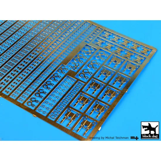 Black Dog E35001 1/35 Fasteners and buckles
