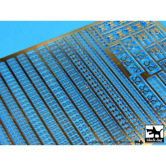 Black Dog E35001 1/35 Fasteners and buckles