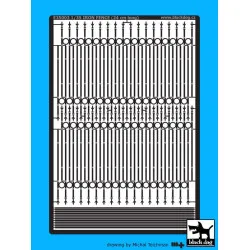 Black Dog E35003 1/35 Iron railing