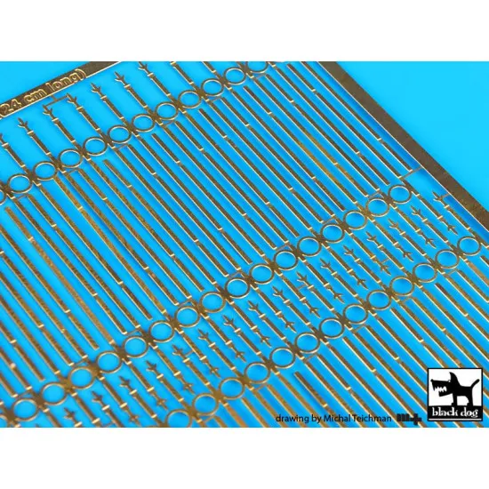 Black Dog E35003 1/35 Iron railing