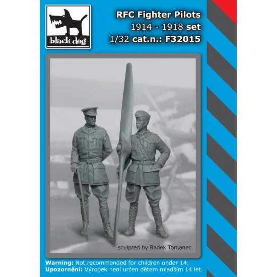Black Dog F32015 1/32 RFC Fighter pilots set