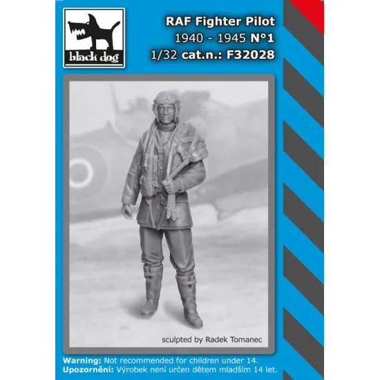 Black Dog F32028 1/32 RAF fighter pilot 1940-1945 #1