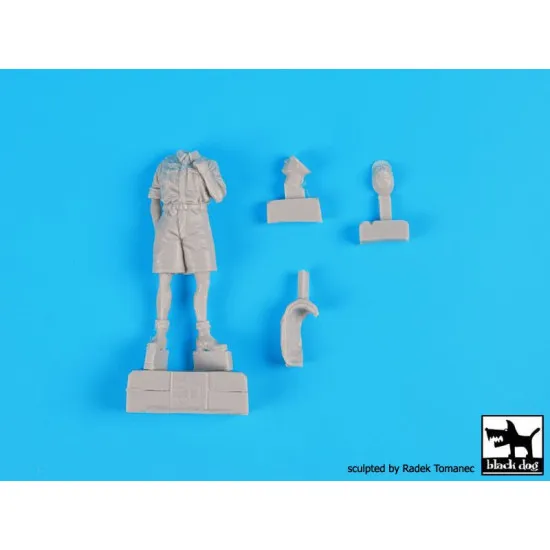 Black Dog F32051 1/32 German Luftwaffe pilots set Africa 1940-1945