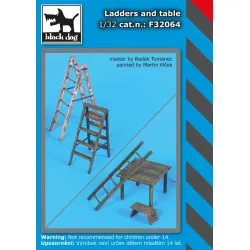 Black Dog F32064 1/32 Ladders and table