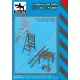 Black Dog F32064 1/32 Ladders and table
