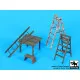 Black Dog F32064 1/32 Ladders and table
