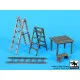 Black Dog F32064 1/32 Ladders and table