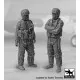 Black Dog F32153 1/32 US Navy fighter pilots modern set