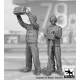 Black Dog F32165 1/32 US aircraft carrier deck crew set #3