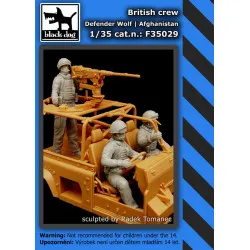 Black Dog F35029 1/35 British crew Defender Wolf Afghanistan