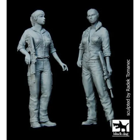 Black Dog F35091 1/35 Israeli woman soldiers set