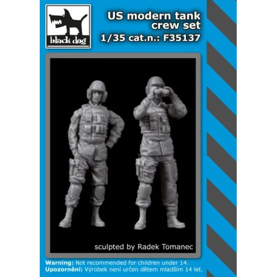 Black Dog F35137 1/35 US modern tank crew set