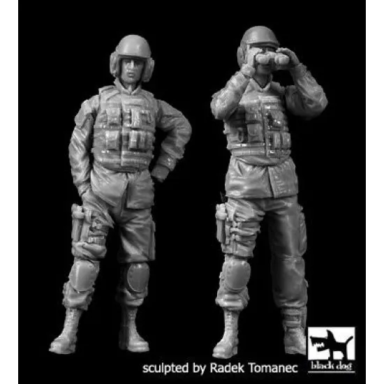 Black Dog F35137 1/35 US modern tank crew set
