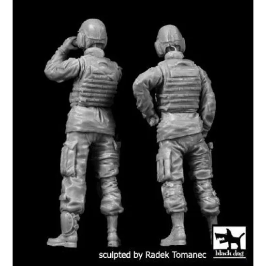 Black Dog F35137 1/35 US modern tank crew set