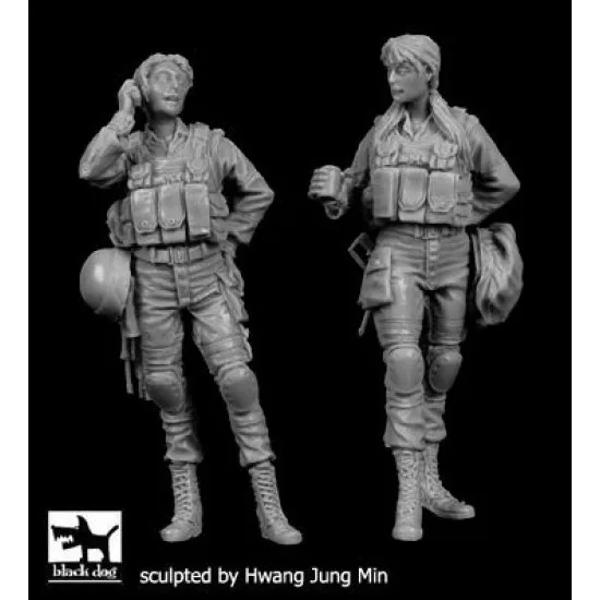 Black Dog F35159 1/35 Israeli women soldiers set #2