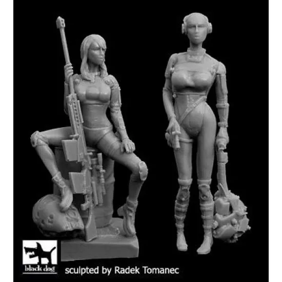 Black Dog F35162 1/35 Woman hunters cyborgs set