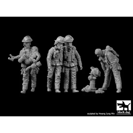 Black Dog F35166 1/35 Firemen big set #2