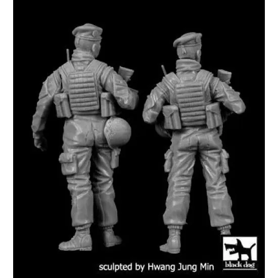Black Dog F35175 1/35 French patrol Paris 2016 SET