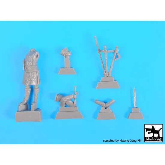 Black Dog F35209 1/35 Scottish piper+officer WW I